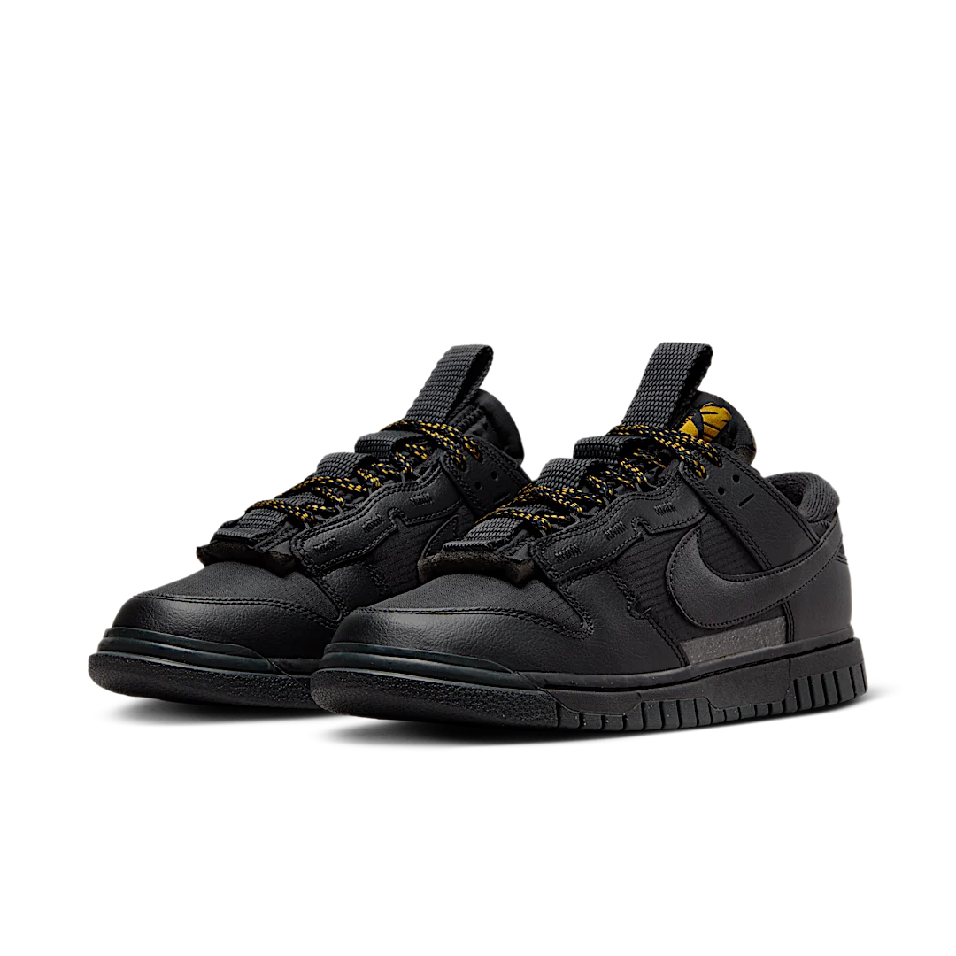 Overkicks - Nike Dunk Low Jumbo Black Bronzine (FB8894-001) - vista trasera