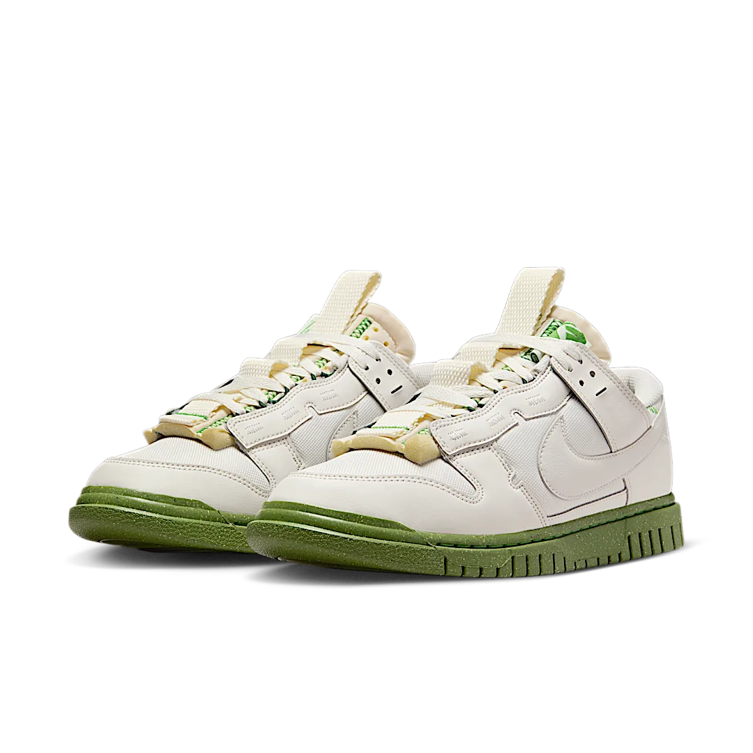 Overkicks - Nike Dunk Low Jumbo Phantom Chlorophyll (FJ4192-001) - vista trasera
