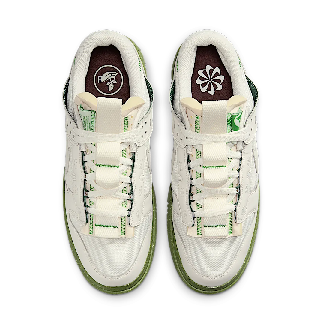 Overkicks - Nike Dunk Low Jumbo Phantom Chlorophyll (FJ4192-001) - par completo