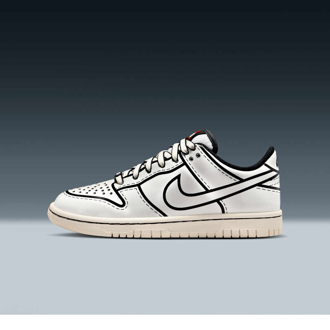 Overkicks - Nike Dunk Low LEGO Sail (IF2117-100) - vista lateral