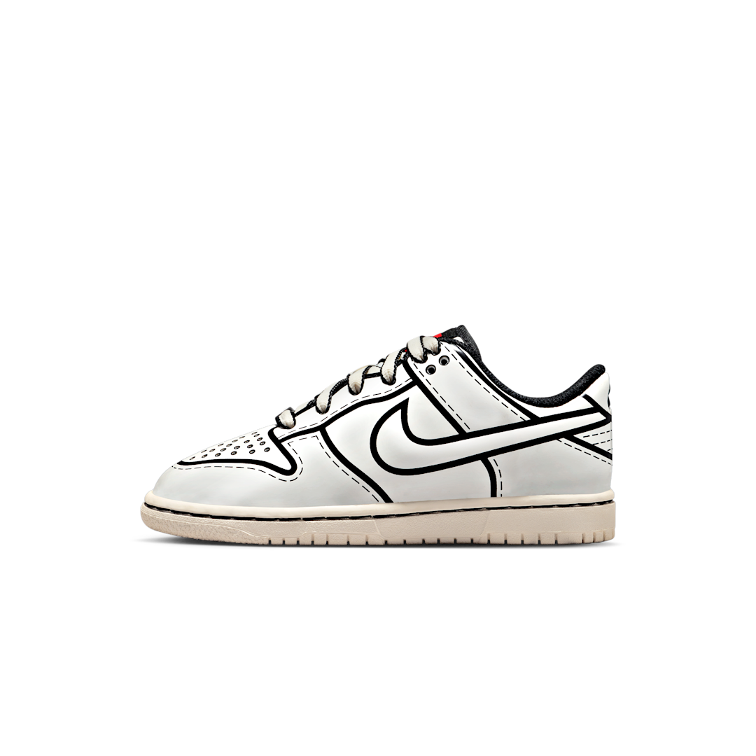 Overkicks - Nike Dunk Low LEGO Sail (PS) (II7288-100) - vista lateral
