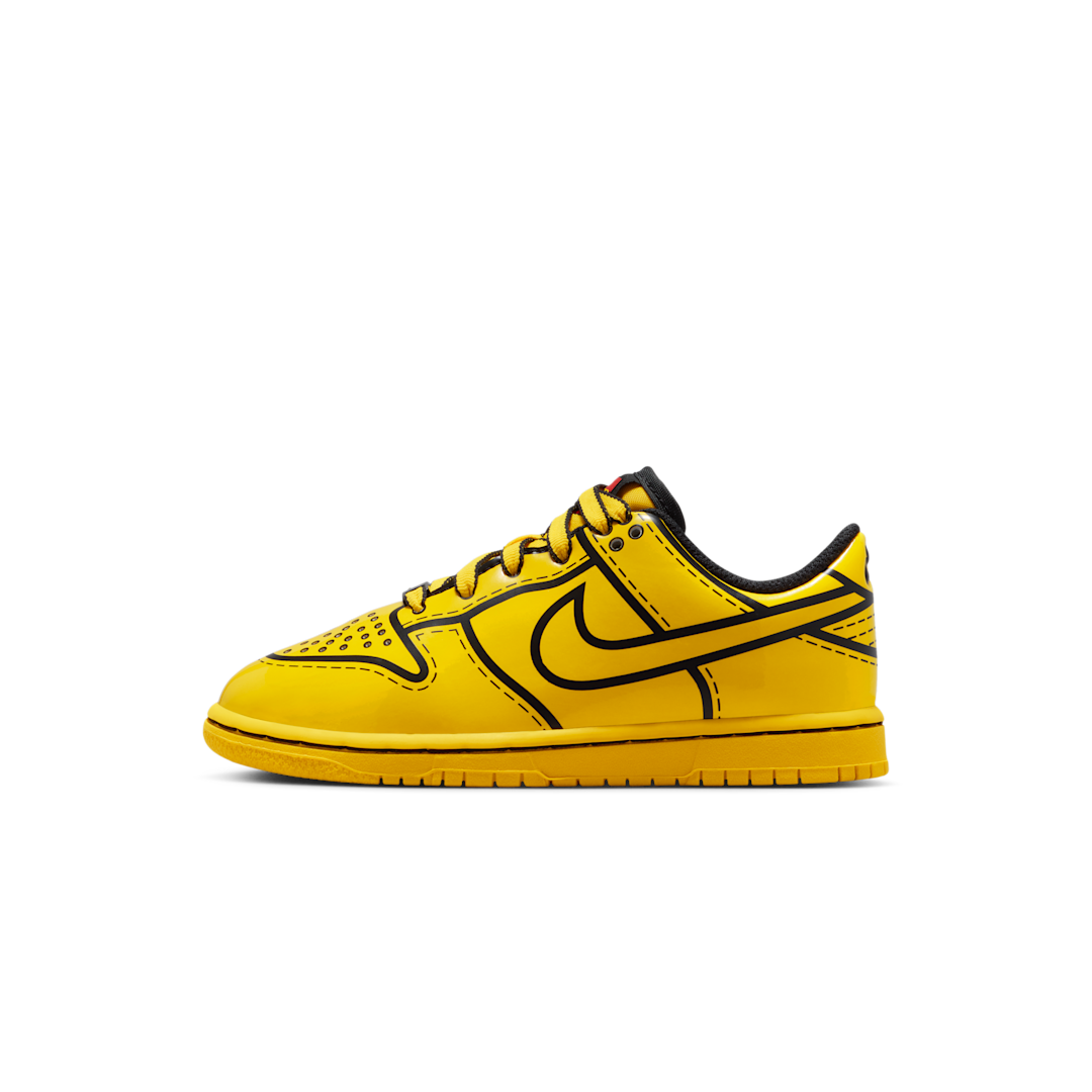 Overkicks - Nike Dunk Low LEGO Tour Yellow (PS) (II7288-700) - vista lateral