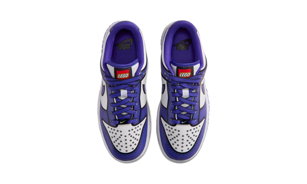 Overkicks - Nike Dunk Low LEGO White Bright Concord (GS) (IF2117-102) - imagen 5