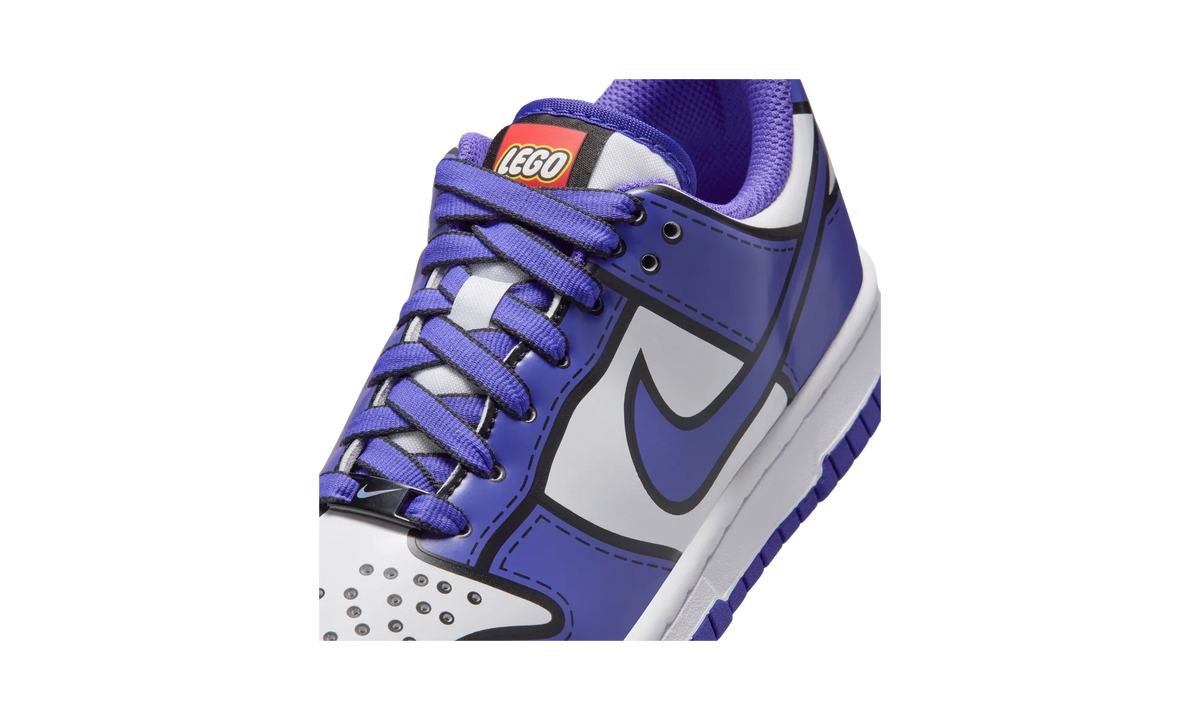 Overkicks - Nike Dunk Low LEGO White Bright Concord (GS) (IF2117-102) - imagen 7