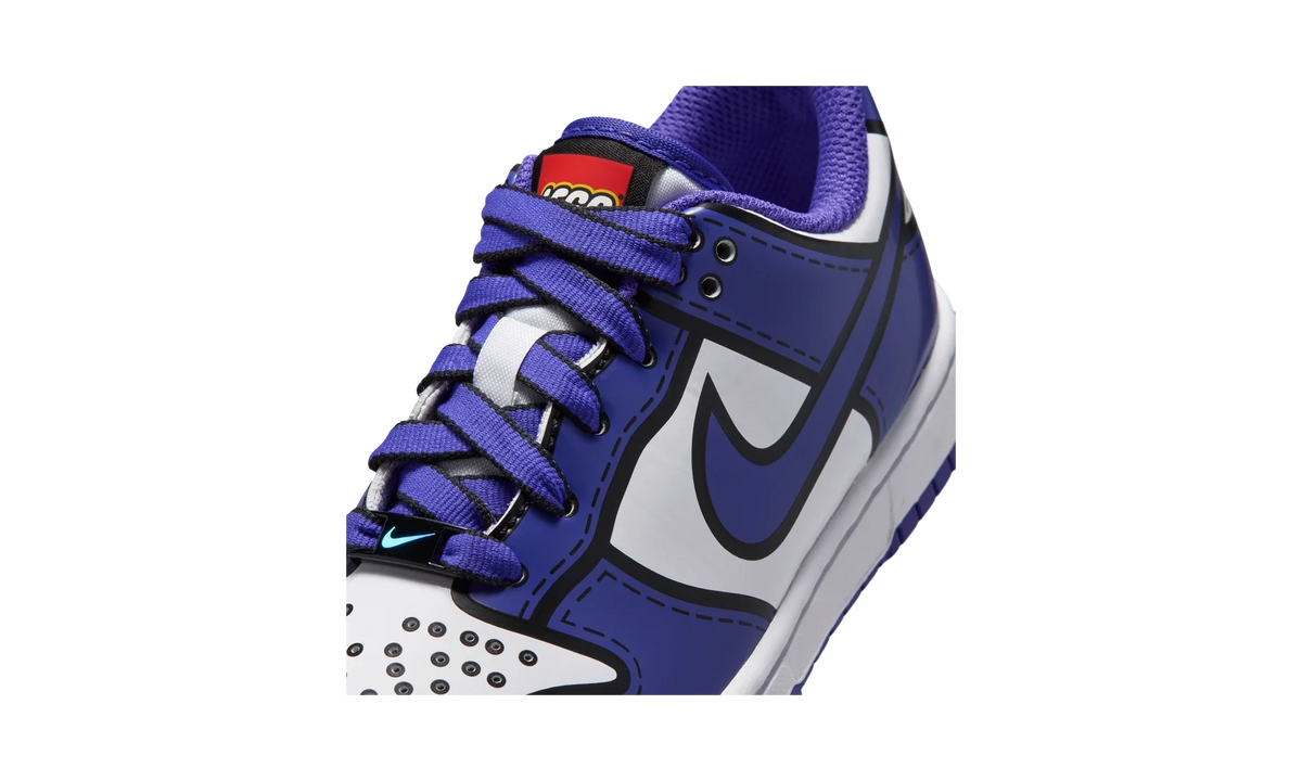 Overkicks - Nike Dunk Low LEGO White Bright Concord (PS) (II7288-102) - imagen 7