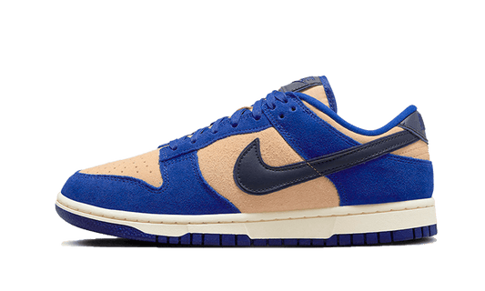 Overkicks - Nike Dunk Low LX Blue Suede (DV7411-400) - vista lateral