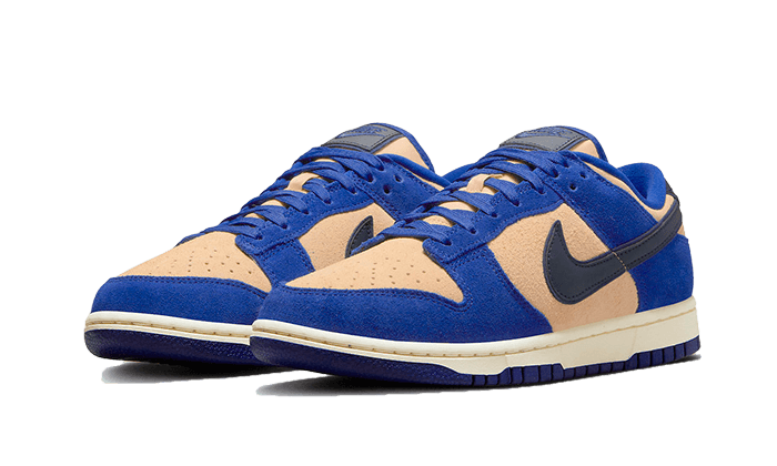 Overkicks - Nike Dunk Low LX Blue Suede (DV7411-400) - vista trasera