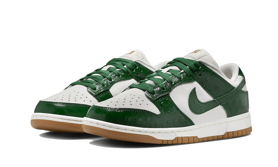 Overkicks - Nike Dunk Low LX Gorge Green Ostrich (FJ2260-002) - vista trasera