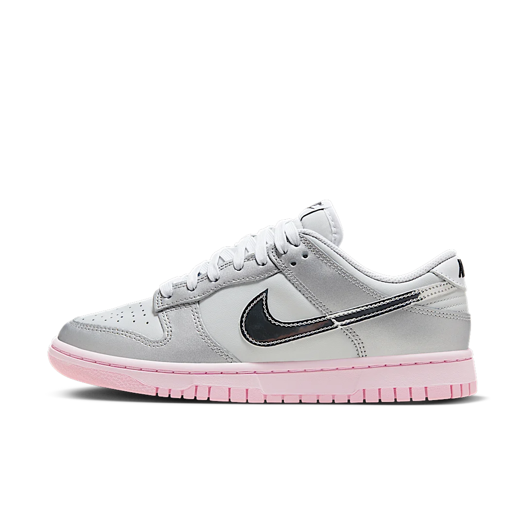 Overkicks - Nike Dunk Low LX Metallic Silver Pink Foam (HM3698-006) - vista lateral