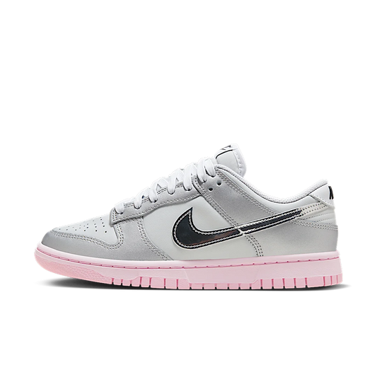 Overkicks - Nike Dunk Low LX Metallic Silver Pink Foam (HM3698-006) - vista lateral