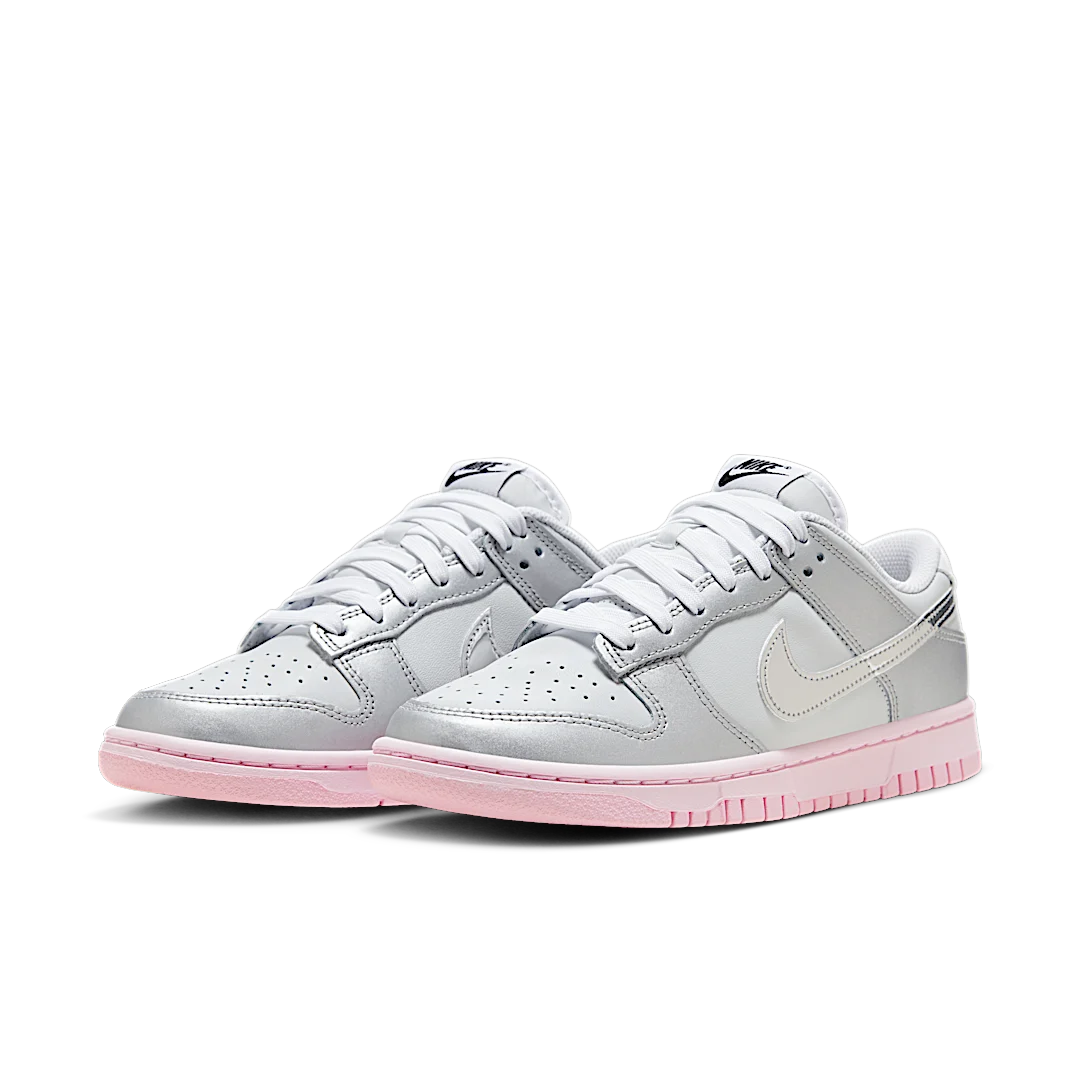 Overkicks - Nike Dunk Low LX Metallic Silver Pink Foam (HM3698-006) - vista trasera
