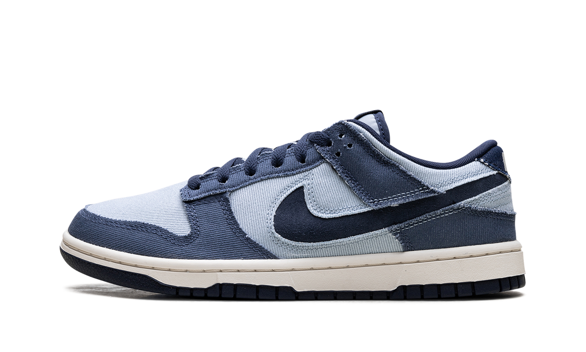 Overkicks - Nike Dunk Low Light Armory Blue Denim (HF3141-400) - vista lateral