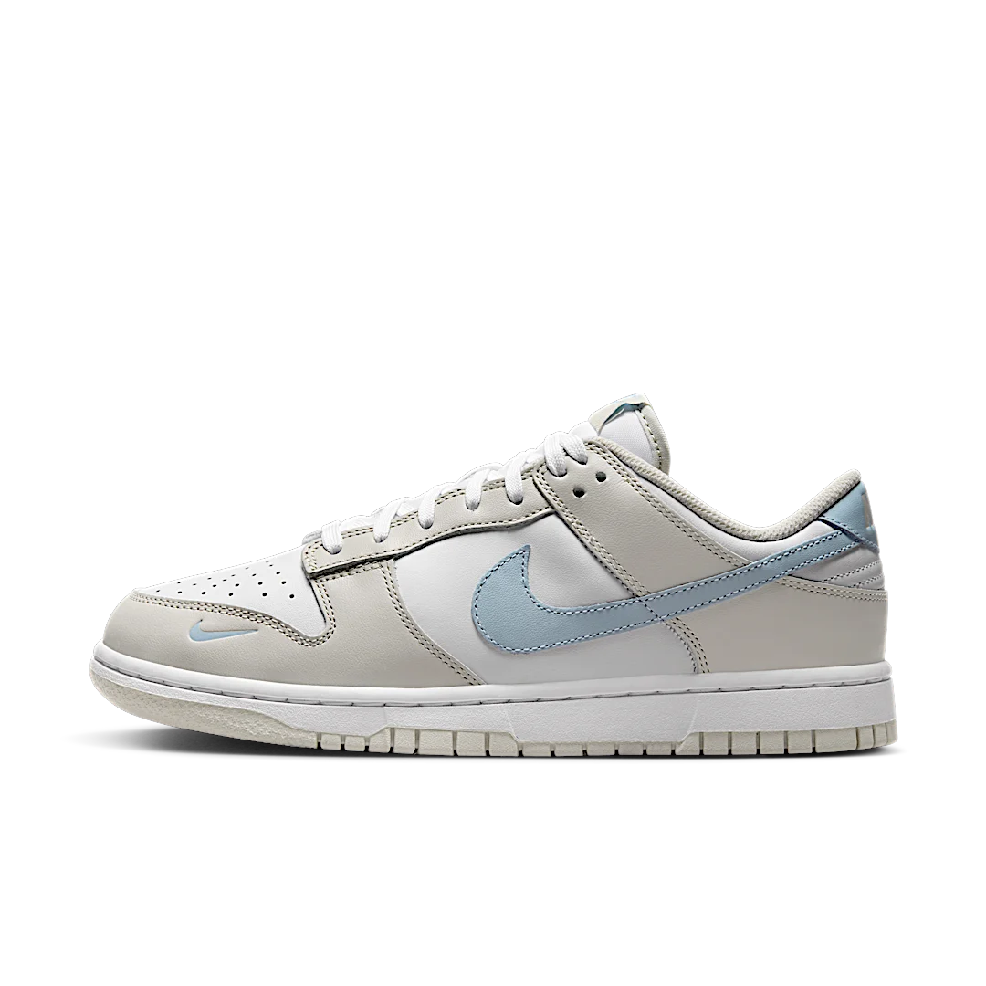 Overkicks - Nike Dunk Low Light Bone Armory Blue (HF0023-100) - vista lateral