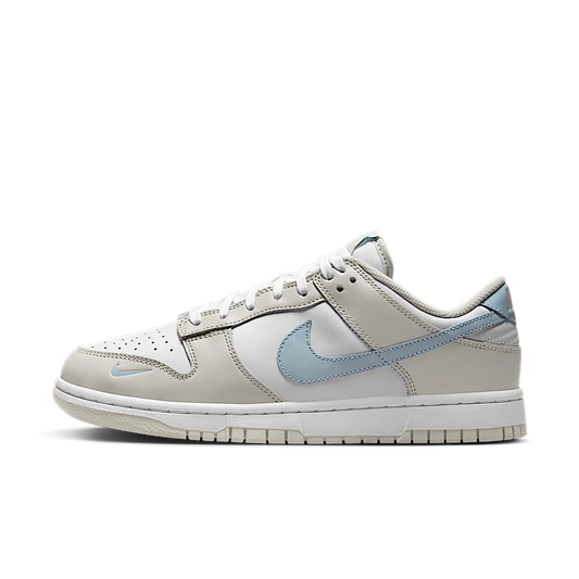 Overkicks - Nike Dunk Low Light Bone Armory Blue (HF0023-100) - vista lateral