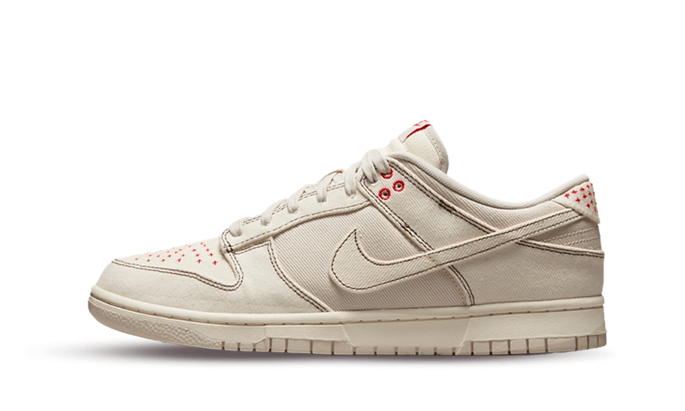 Overkicks - Nike Dunk Low Light Orewood Brown Sashiko (DV0834-100) - vista lateral