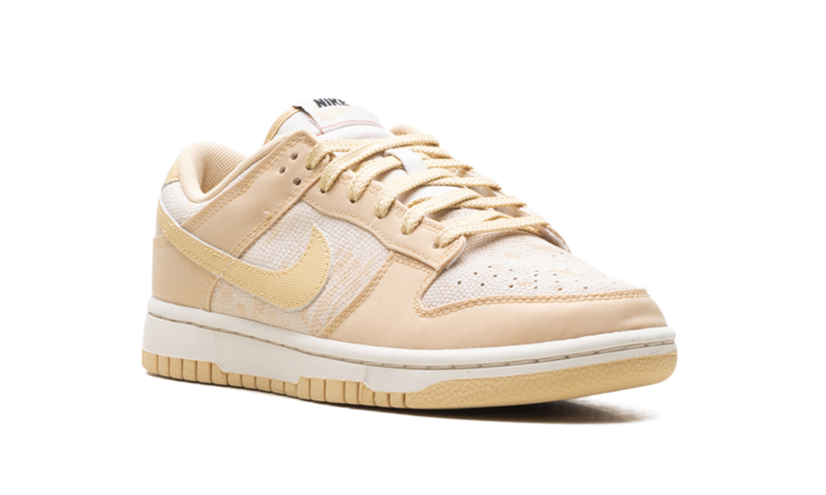 Overkicks - Nike Dunk Low Light Orewood Snakeskin (HJ5777-101) - detalle talón