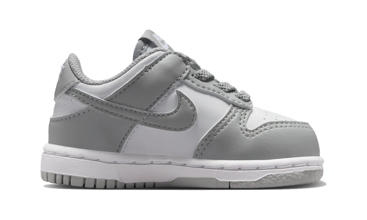 Overkicks - Nike Dunk Low Light Smoke Grey White (TD) (IU7767-123) - imagen 4