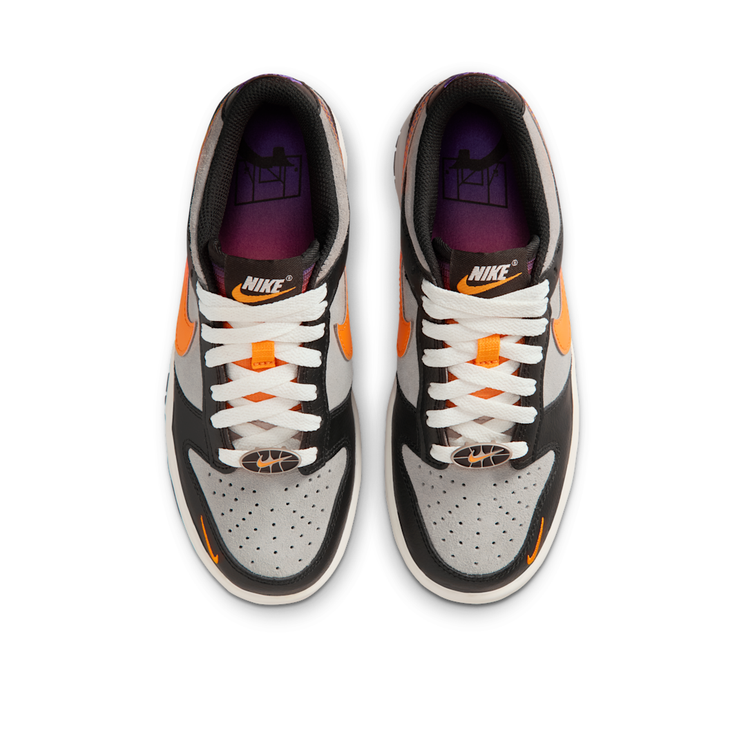Overkicks - Nike Dunk Low Medium Grey Black Orange Peel (GS) (IQ0206-062) - imagen 3