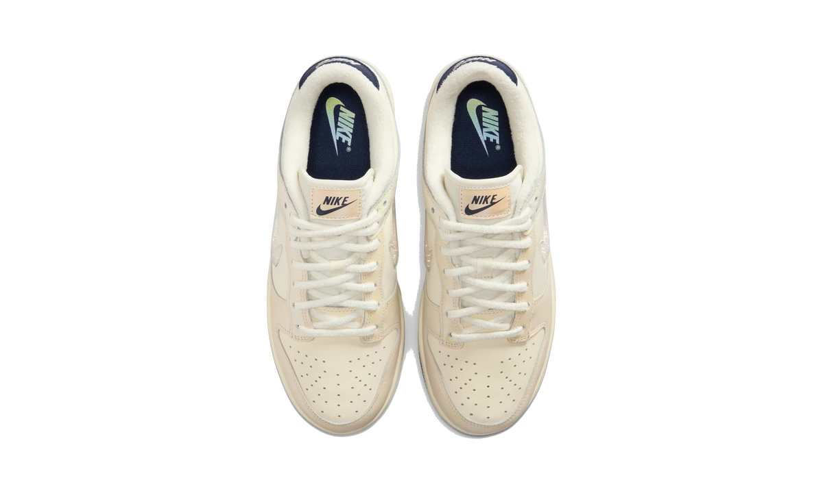 Overkicks - Nike Dunk Low Metallic Jewel Swoosh Sail (IM6571-027) - vista superior