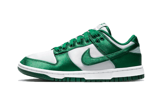 Overkicks - Nike Dunk Low Michigan State Satin (DX5931-100) - vista lateral