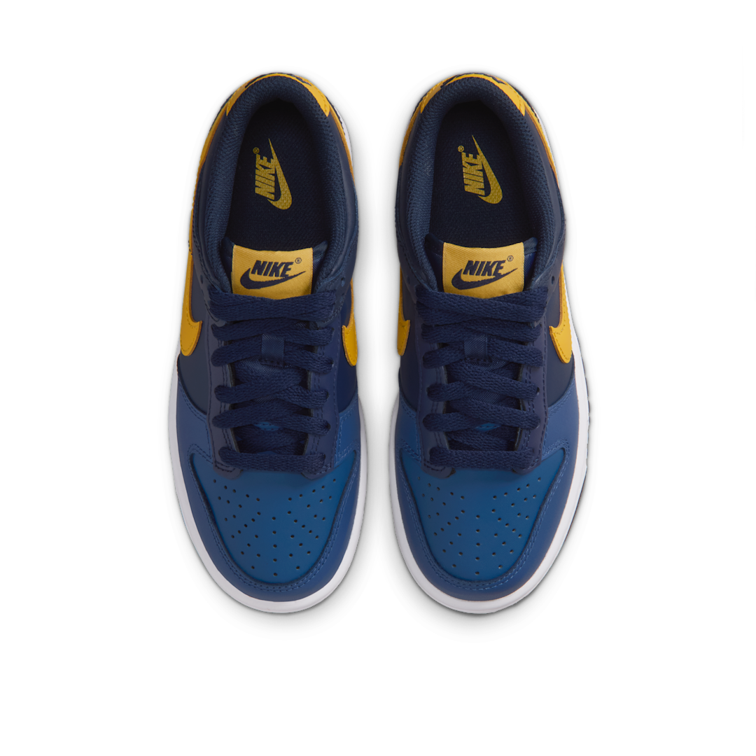 Overkicks - Nike Dunk Low Midnight Navy Obsidian Maize (FB9109-403) - par completo