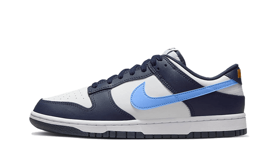 Overkicks - Nike Dunk Low Midnight Navy University Blue (FN7800-400) - vista lateral