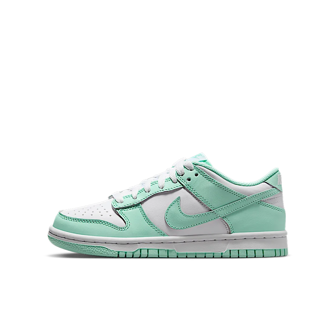 Overkicks - Nike Dunk Low Mint Foam (GS) (FZ3534-100) - vista lateral