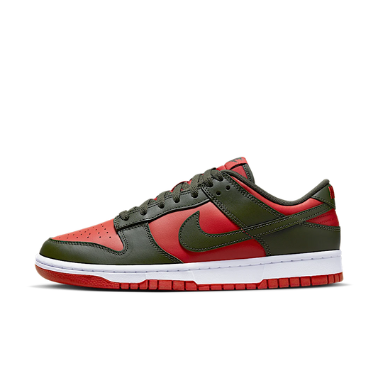 Overkicks - Nike Dunk Low Mystic Red Cargo Khaki (DV0833-600) - vista lateral