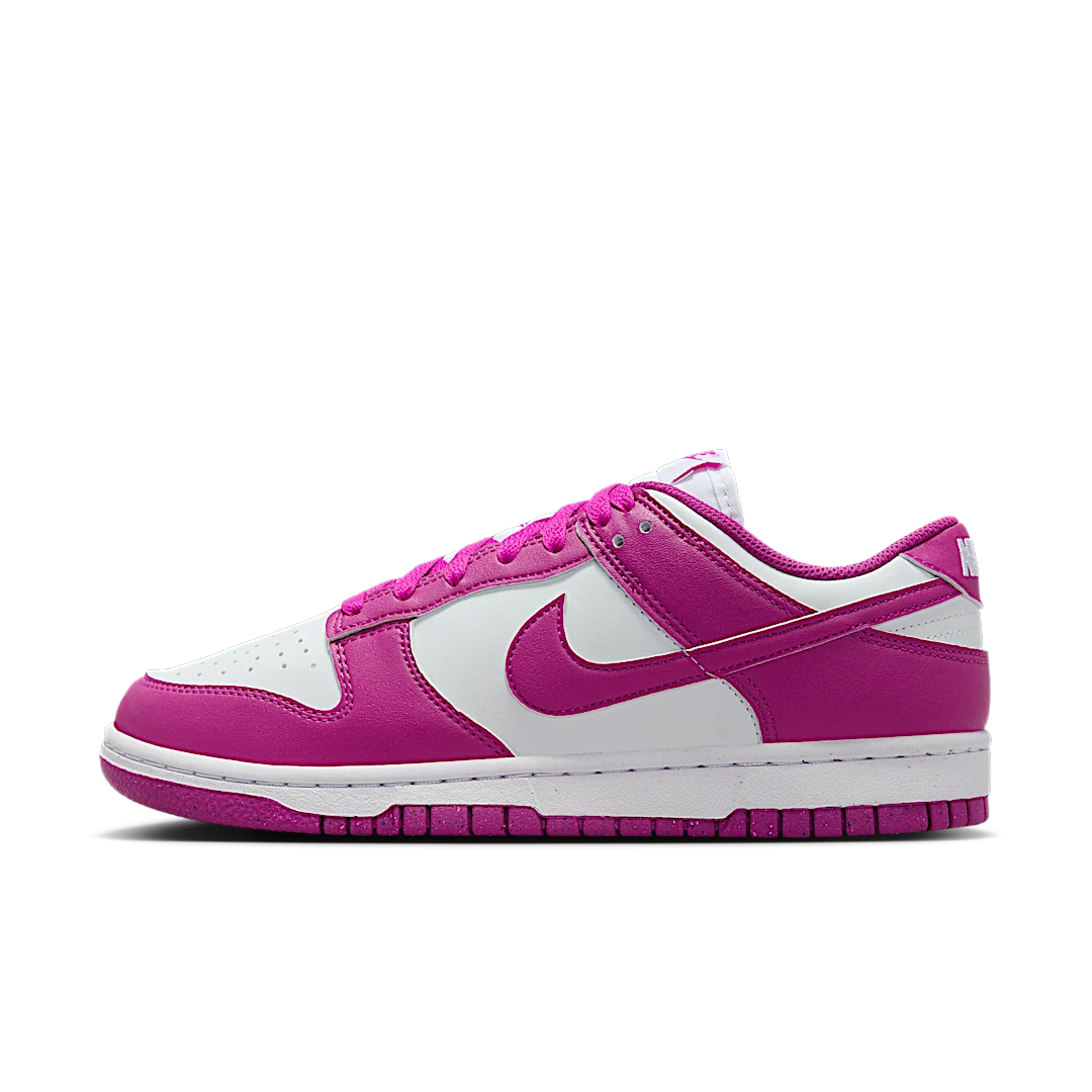 Overkicks - Nike Dunk Low Next Nature Hot Fuchsia (DD1873-110) - vista lateral