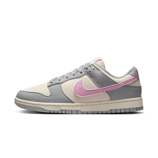 Overkicks - Nike Dunk Low Next Nature Light Smoke Grey Pink Rise (DD1873-002) - vista lateral