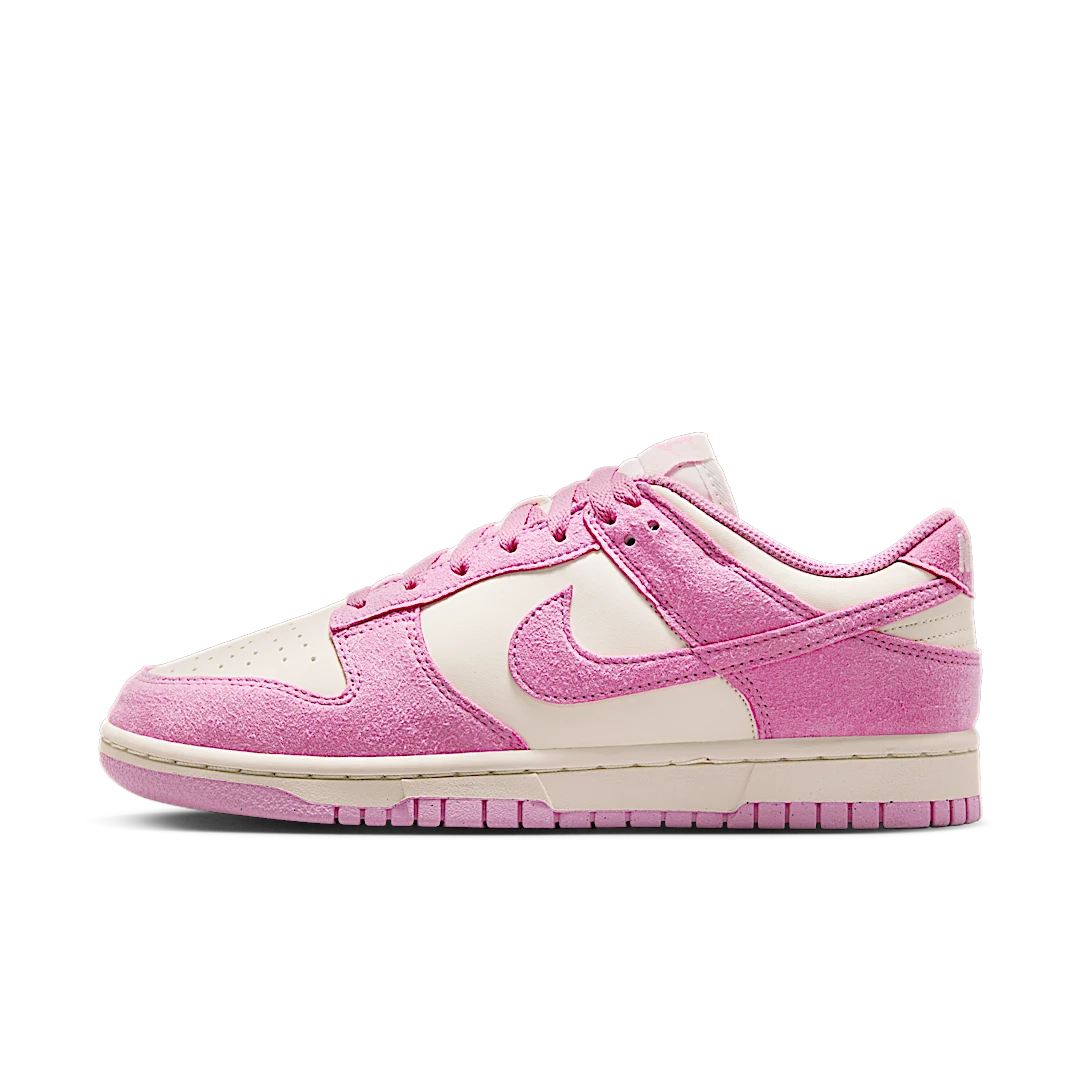 Overkicks - Nike Dunk Low Next Nature Pink Rise Sail (HJ7673-101) - vista lateral