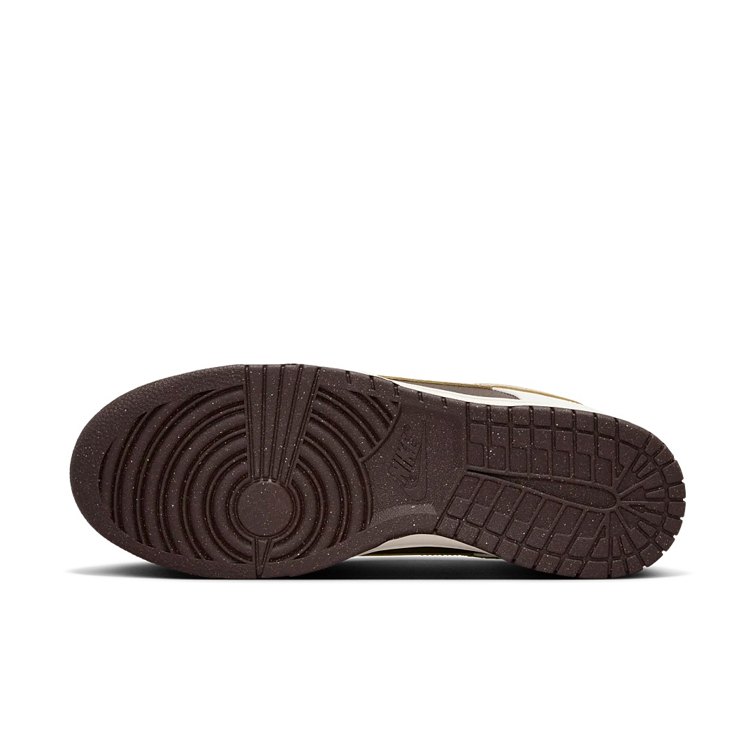 Overkicks - Nike Dunk Low Next Nature Summit White Baroque Brown (HF4292-100) - detalle suela