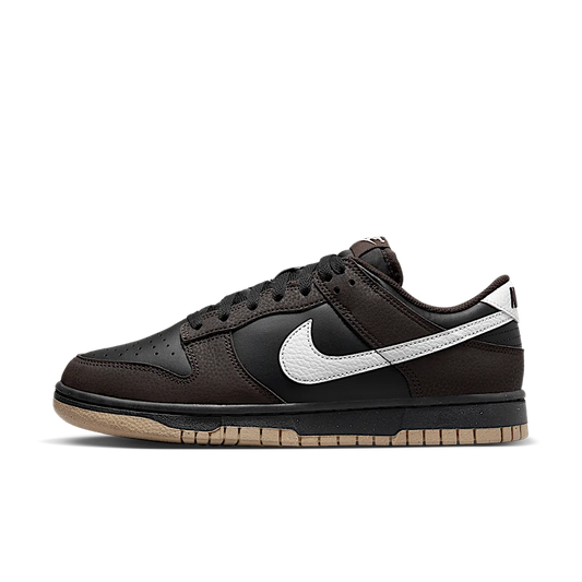 Overkicks - Nike Dunk Low Next Nature Velvet Brown (HF9984-001) - vista lateral