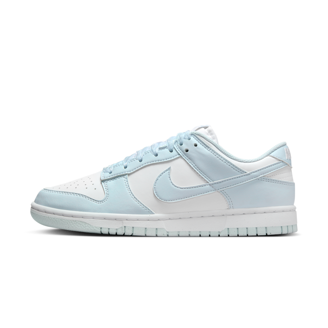 Overkicks - Nike Dunk Low Next Nature White Blue Tint (IB7311-100) - vista lateral
