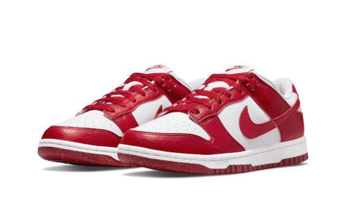 Overkicks - Nike Dunk Low Next Nature White Gym Red (DN1431-101) - vista trasera