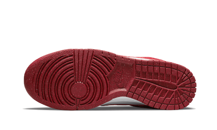 Overkicks - Nike Dunk Low Next Nature White Gym Red (DN1431-101) - detalle suela