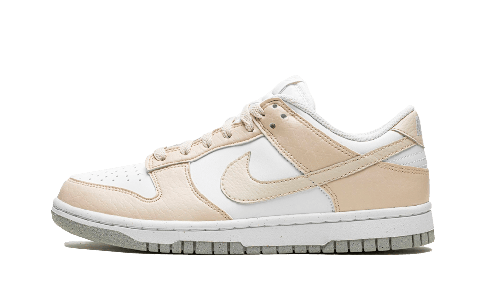 Overkicks - Nike Dunk Low Next Nature White Light Orewood Brown (DN1431-100) - vista lateral