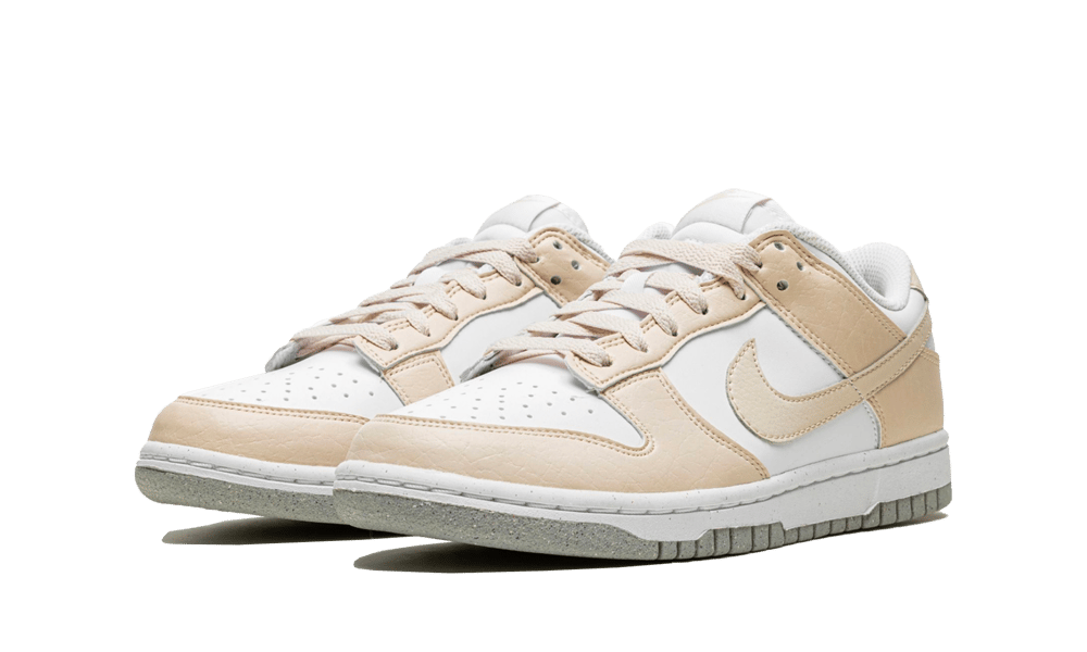 Overkicks - Nike Dunk Low Next Nature White Light Orewood Brown (DN1431-100) - vista trasera