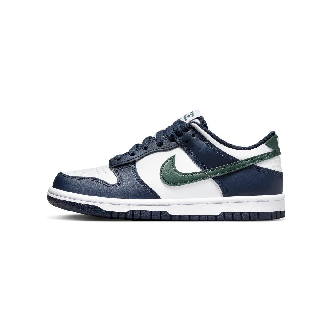 Overkicks - Nike Dunk Low Obsidian Vintage Green (HF5177-400) - vista lateral