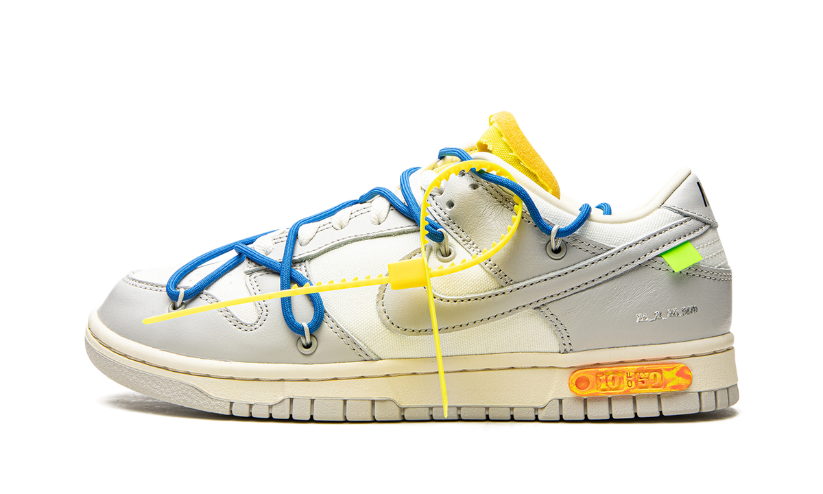 Overkicks - Nike Dunk Low Off-White Lot 10 (DM1602-112) - vista lateral