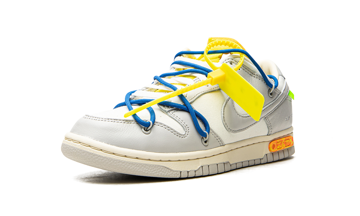Overkicks - Nike Dunk Low Off-White Lot 10 (DM1602-112) - detalle suela