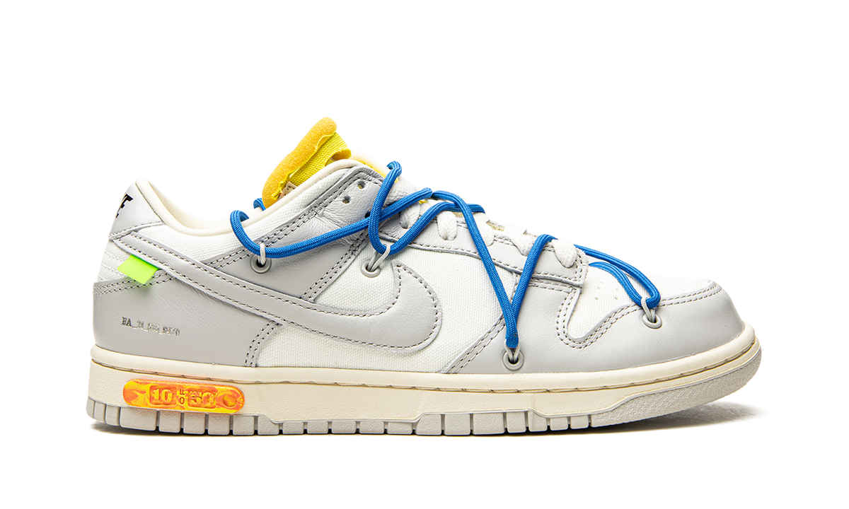 Overkicks - Nike Dunk Low Off-White Lot 10 (DM1602-112) - detalle talón