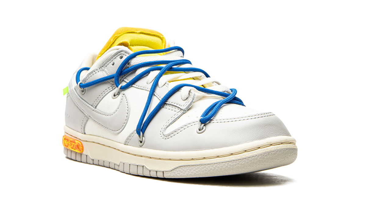 Overkicks - Nike Dunk Low Off-White Lot 10 (DM1602-112) - detalle lateral interior