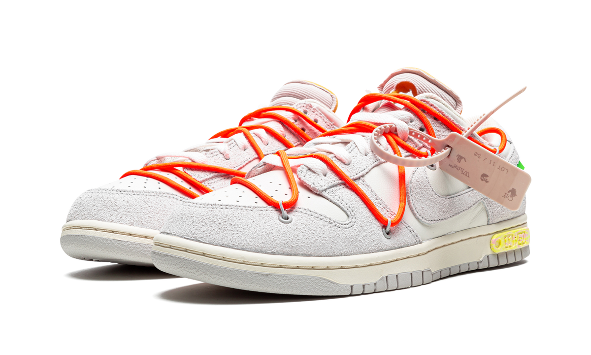 Overkicks - Nike Dunk Low Off-White Lot 11 (DJ0950-108) - vista trasera