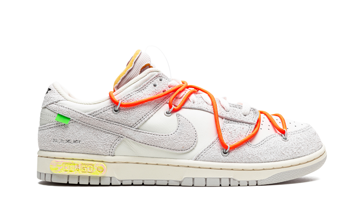 Overkicks - Nike Dunk Low Off-White Lot 11 (DJ0950-108) - detalle talón