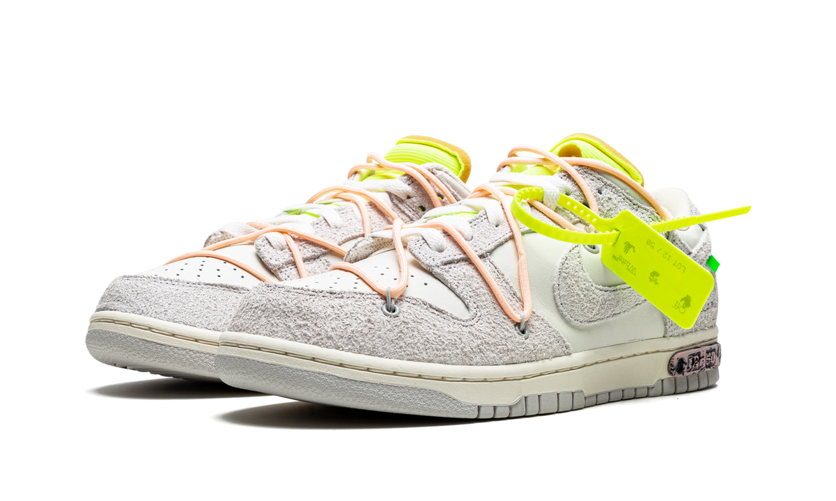 Overkicks - Nike Dunk Low Off-White Lot 12 (DJ0950-100) - vista trasera