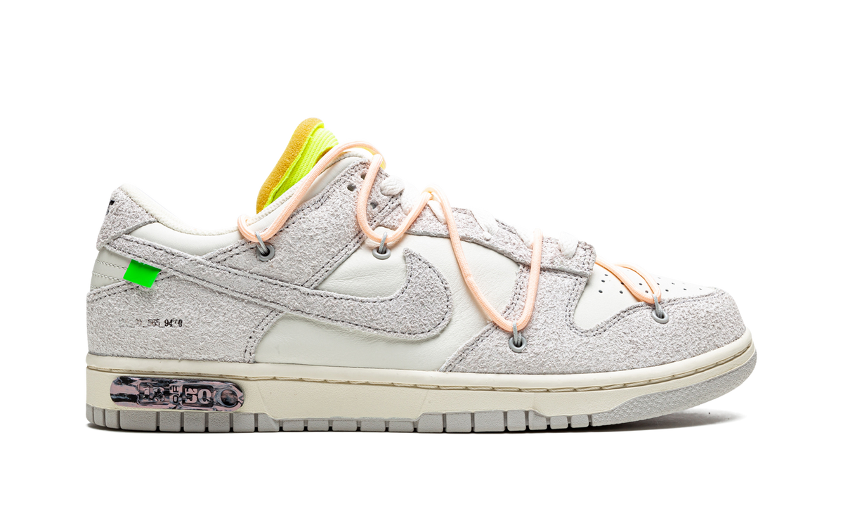 Overkicks - Nike Dunk Low Off-White Lot 12 (DJ0950-100) - detalle talón