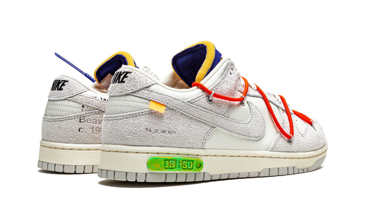 Overkicks - Nike Dunk Low Off-White Lot 13 (DJ0950-110) - par completo