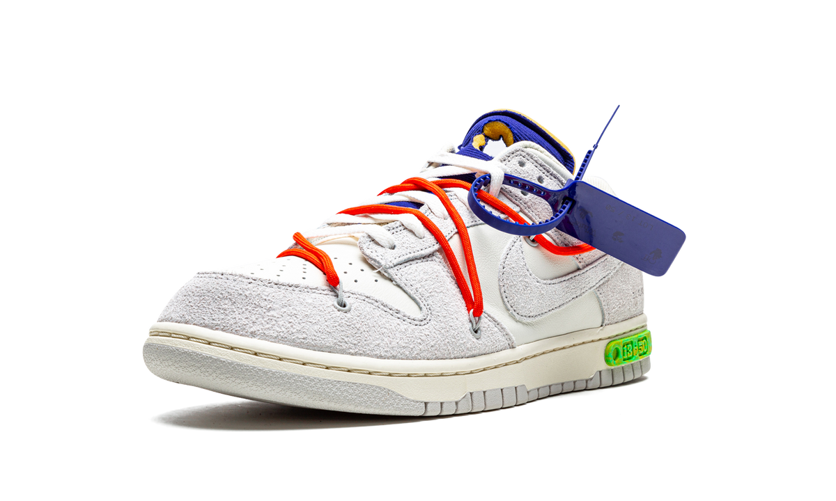 Overkicks - Nike Dunk Low Off-White Lot 13 (DJ0950-110) - detalle suela