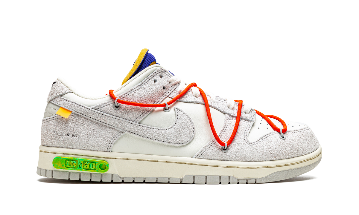 Overkicks - Nike Dunk Low Off-White Lot 13 (DJ0950-110) - detalle talón
